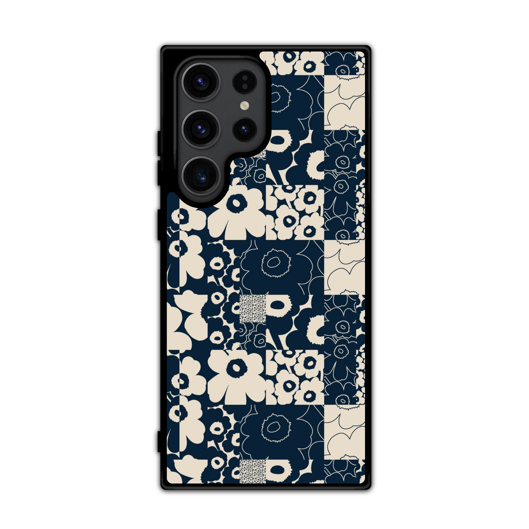 Marimekko Phone Case For iPhone Samsung Galaxy Pixel - Marimekko Unikko Kollaasi Pattern