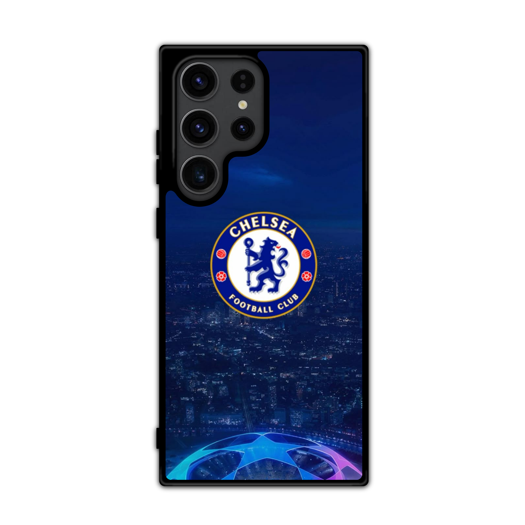 Chelsea FC Phone Case For iPhone Samsung Galaxy Pixel - Chelsea FC London Skyline Poster