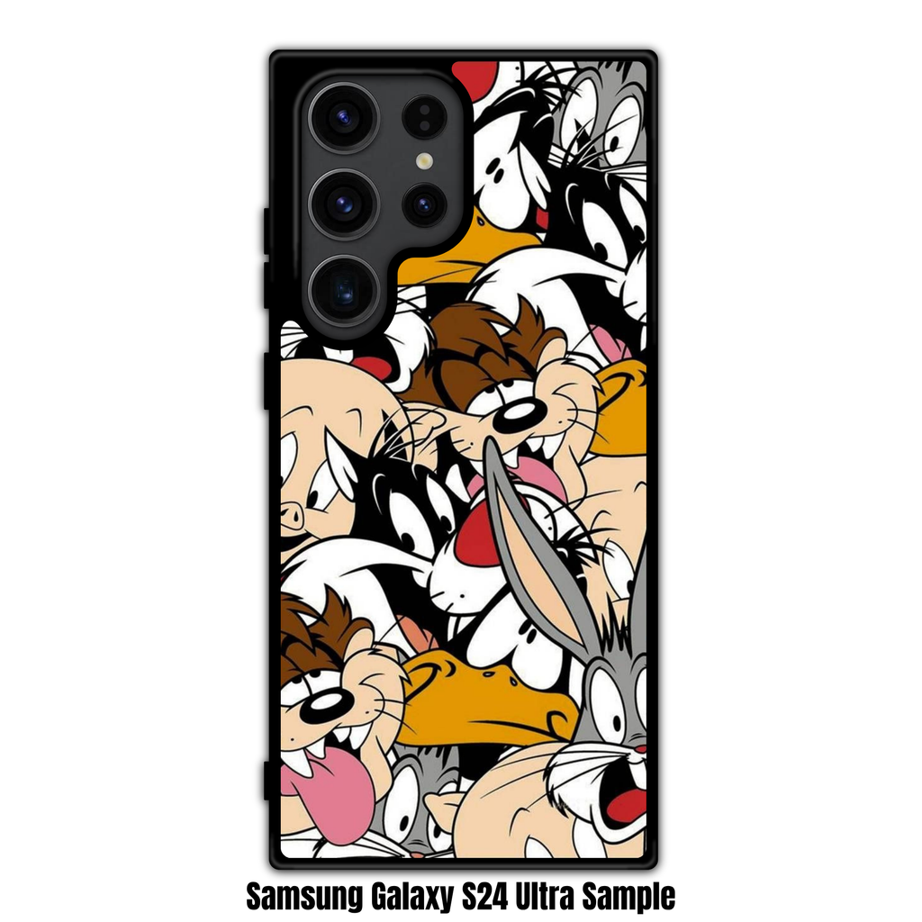 Looney Tunes Phone Case For iPhone Samsung Galaxy Pixel - Looney Tunes Characters Collage Poster