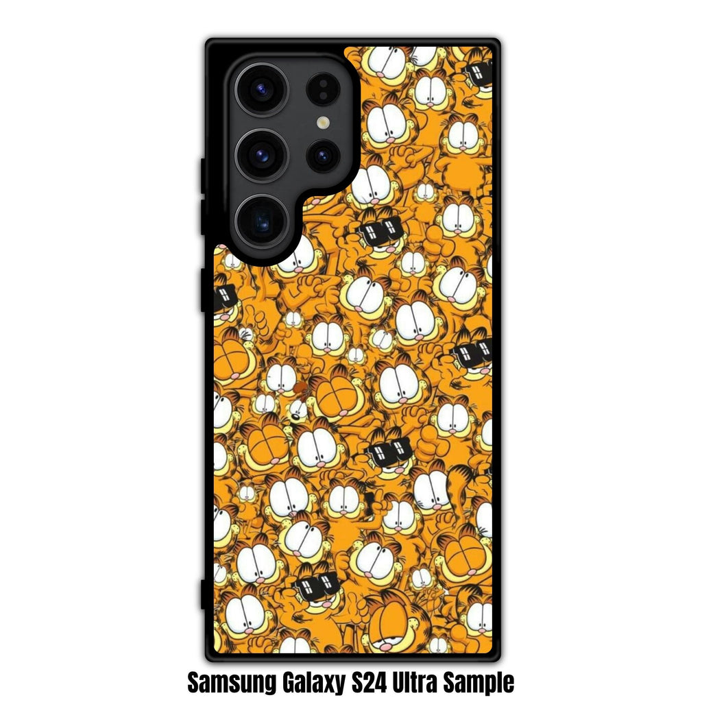 Garfield Phone Case For iPhone Samsung Galaxy Pixel - Garfield Expressive Expressions Collage Poster