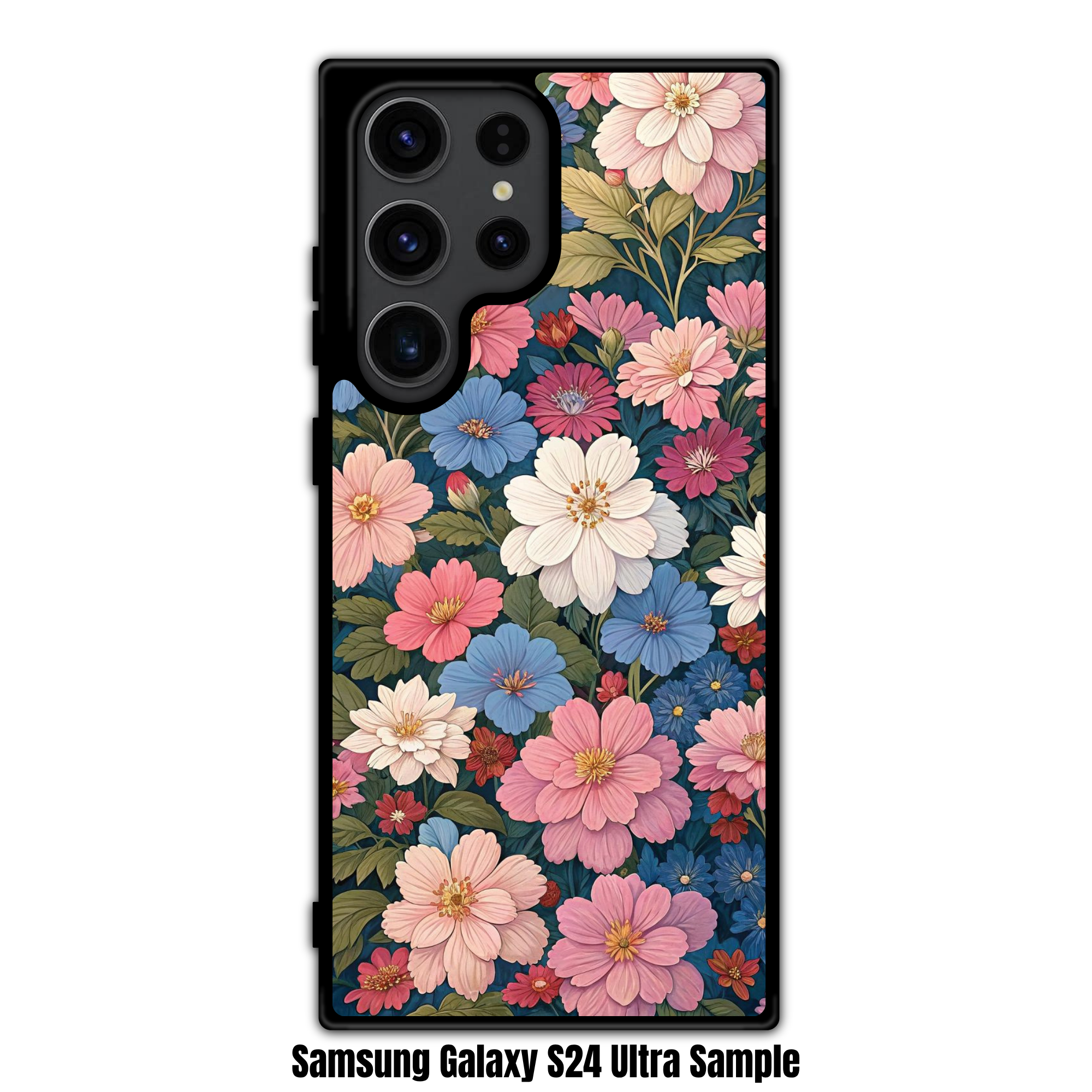 Floral Pattern Phone Case For iPhone Samsung Galaxy Pixel - Vibrant Colorful Wildflower Botanical Floral Pattern