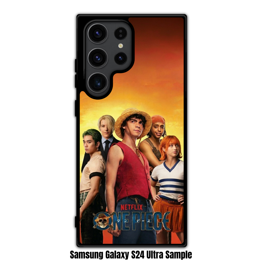 One Piece Live Action Phone Case For iPhone Samsung Galaxy Pixel - One Piece Straw Hat Pirates Full Crew Poster