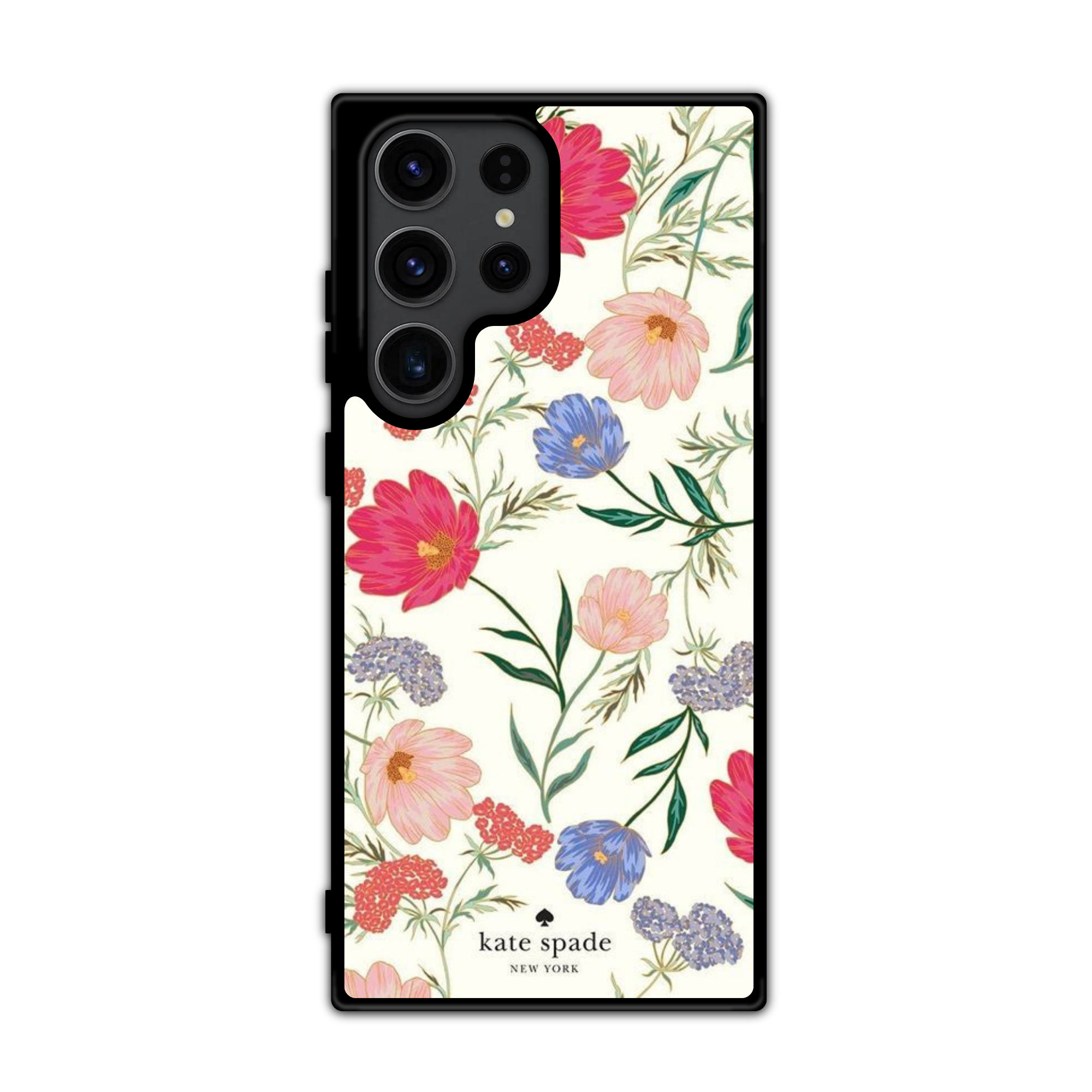 Kate Spade Phone Case For iPhone Samsung Galaxy Pixel - Kate Spade Multi-Colored Floral Pattern