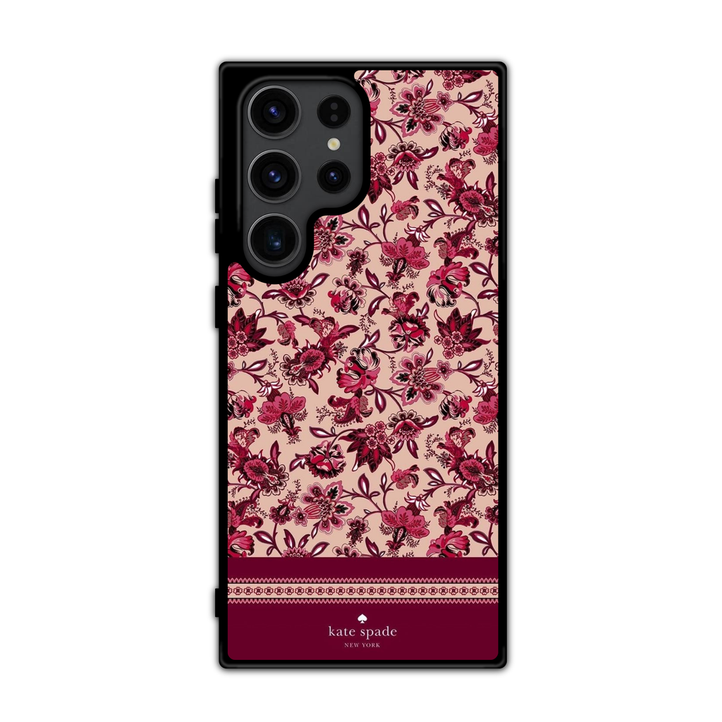 Kate Spade Phone Case For iPhone Samsung Galaxy Pixel - Kate Spade Summery Desert Flower Pattern