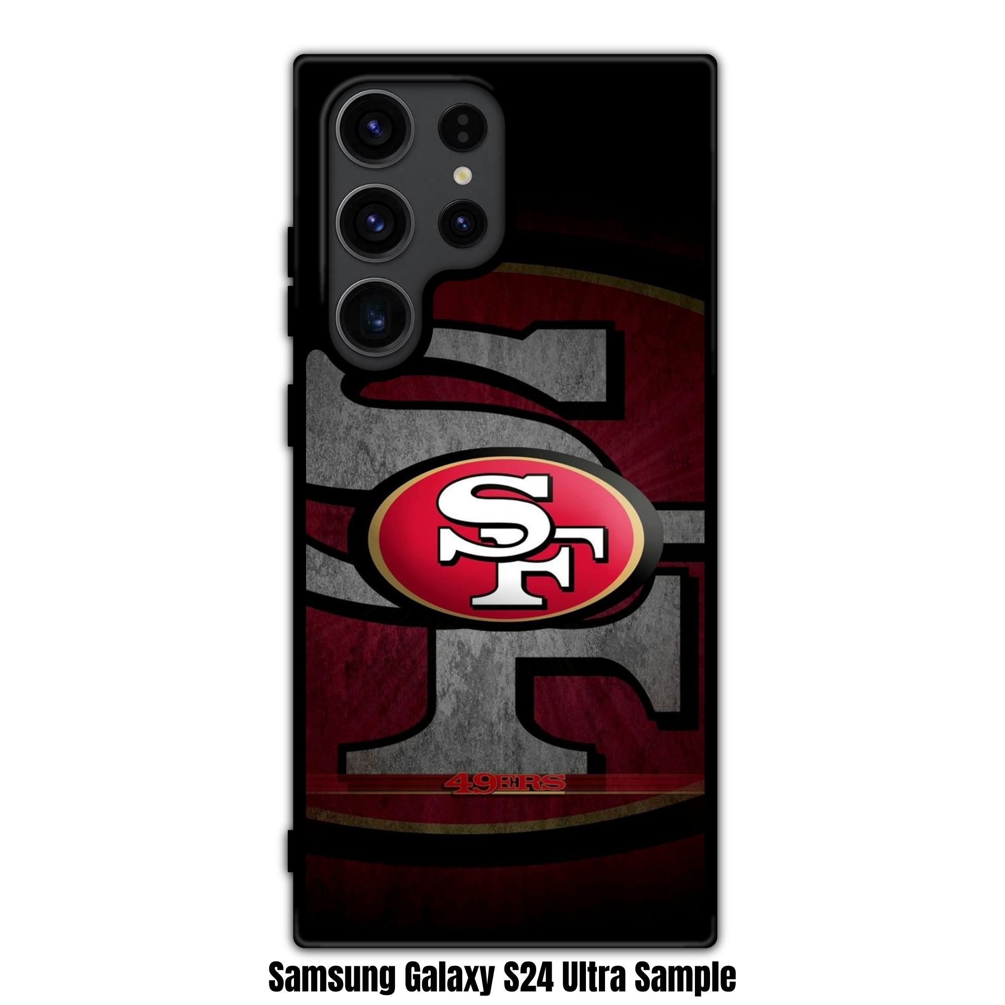 NFL San Francisco 49ers Phone Case For iPhone Samsung Galaxy Pixel - San Francisco 49ers Logo On Distressed SF Background