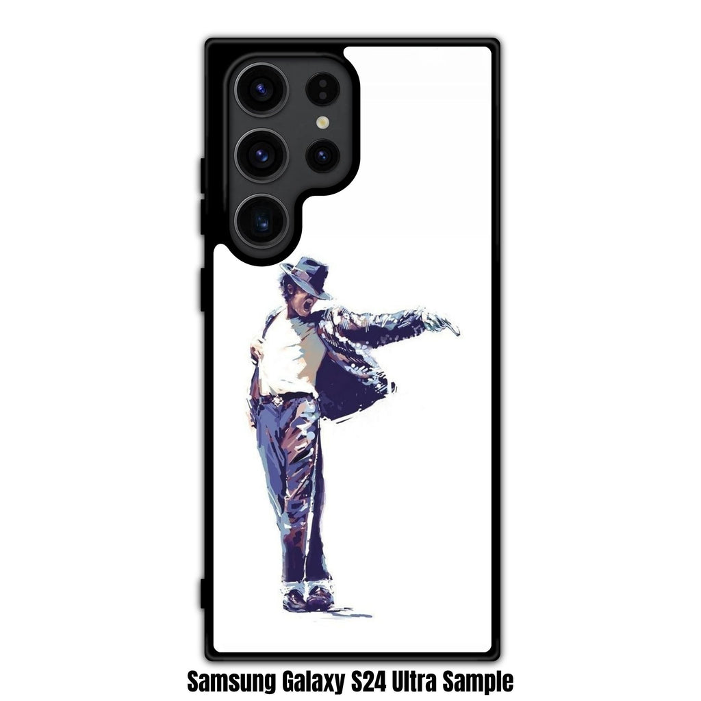 Michael Jackson Phone Case For iPhone Samsung Galaxy Pixel - Michael Jackson Painting In White Background