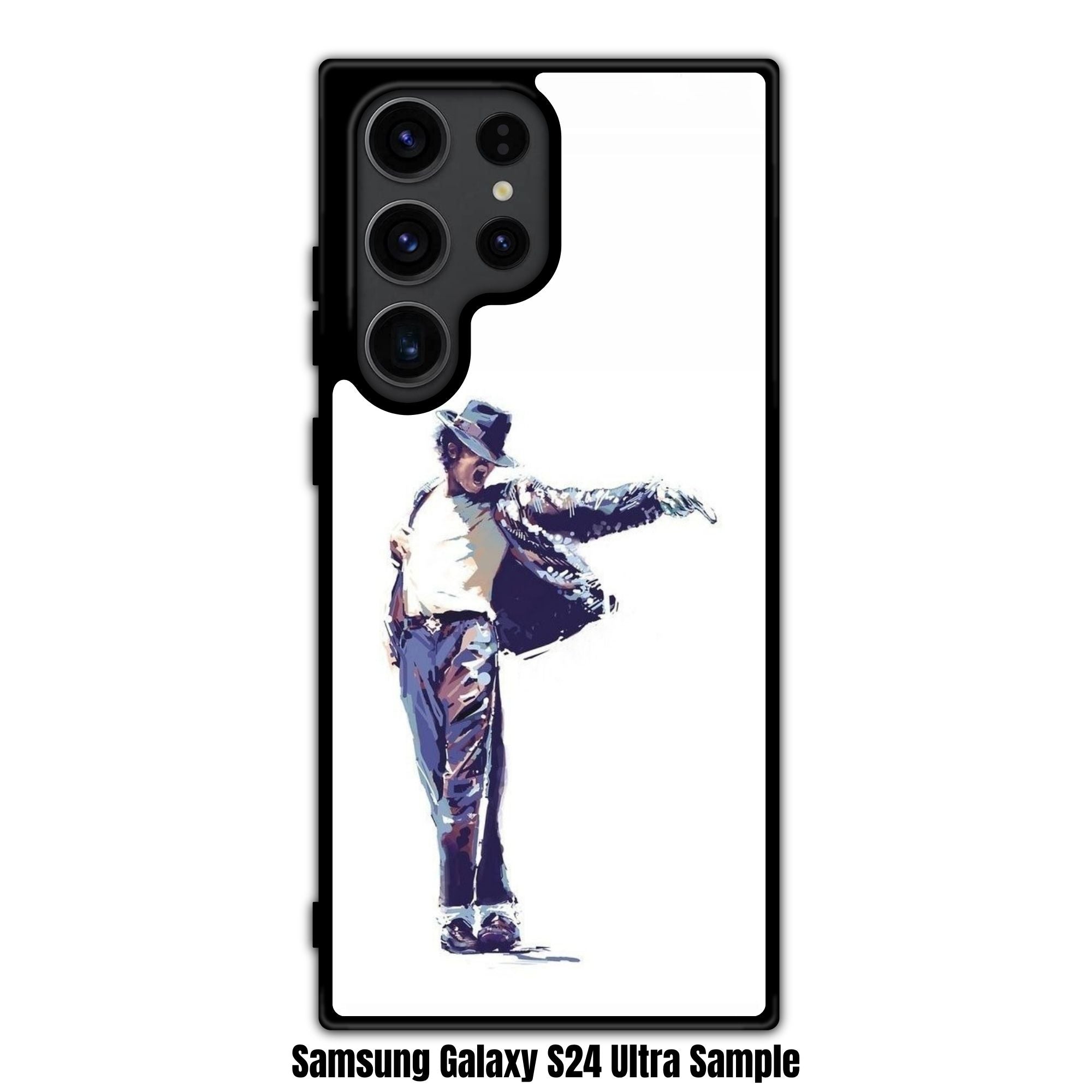 Michael Jackson Phone Case For iPhone Samsung Galaxy Pixel - Michael Jackson Painting In White Background