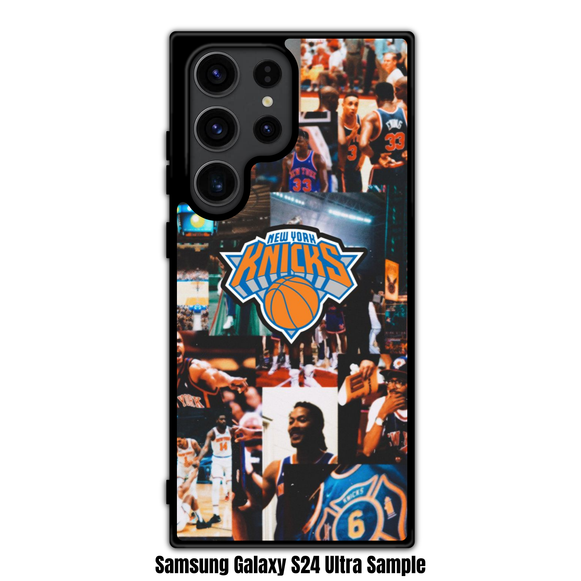 NBA New York Knicks Phone Case For iPhone Samsung Galaxy Pixel - New York Knicks Legends and Stars Collage Art