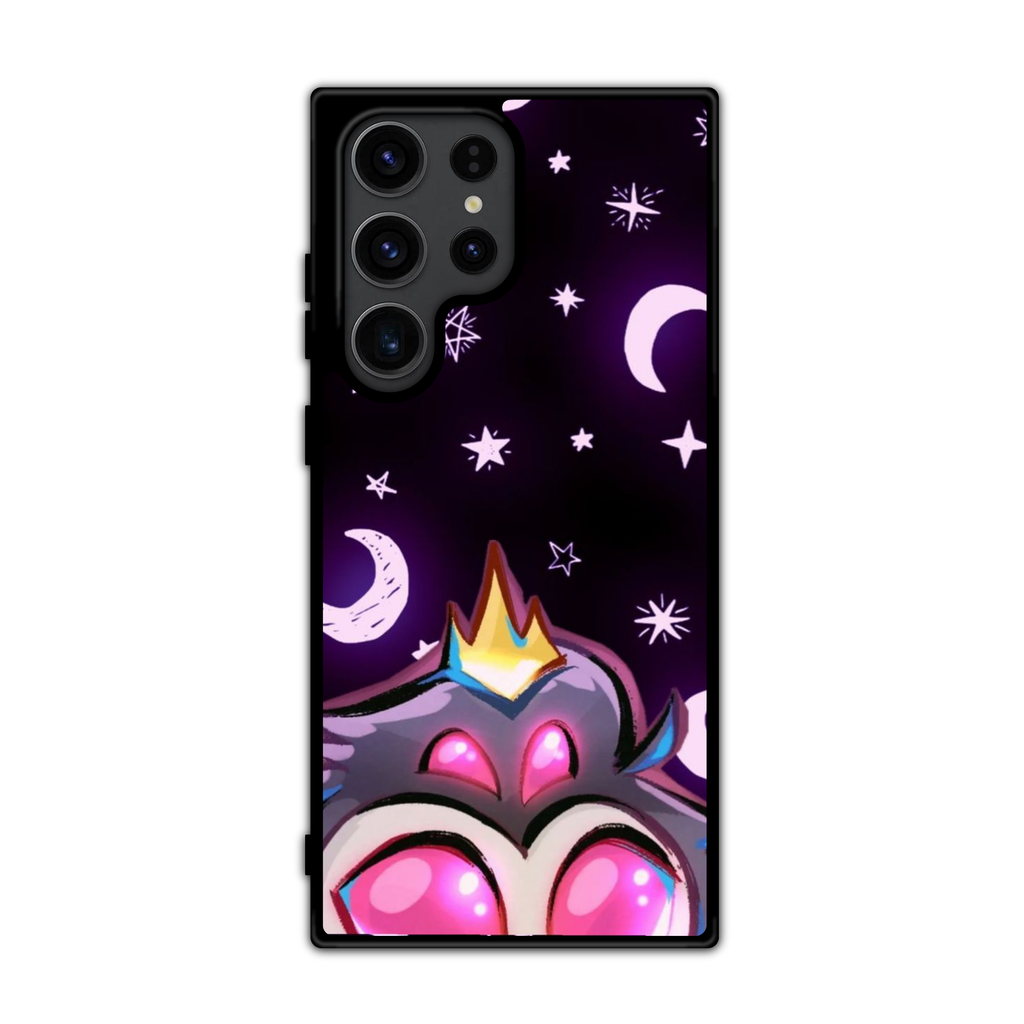 Helluva Boss Stolas Phone Case For iPhone Samsung Galaxy Pixel - Baby Stolas And Night Sky Sketch Art Poster