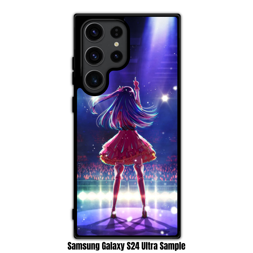 Oshi No Ko Ai Hoshino Phone Case For iPhone Samsung Galaxy Pixel - Ai Hoshino Back View Performing On Stage