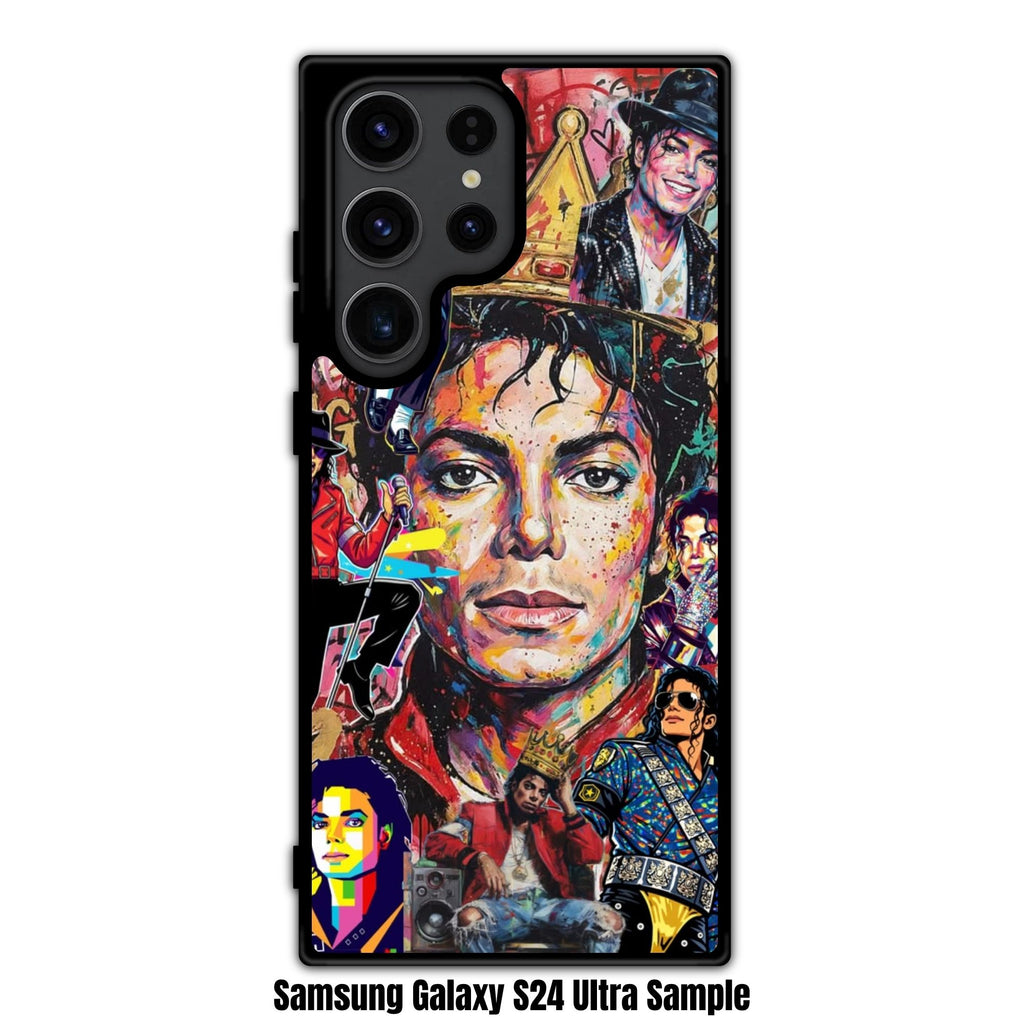 Michael Jackson Phone Case For iPhone Samsung Galaxy Pixel - Michael Jackson Colorful Graffiti Collage