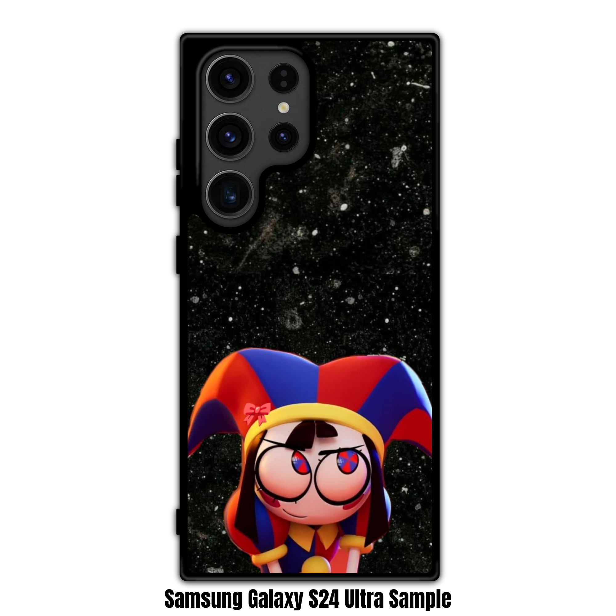 The Amazing Digital Circus Pomni Phone Case For iPhone Samsung Galaxy Pixel - Pomni On Space Background