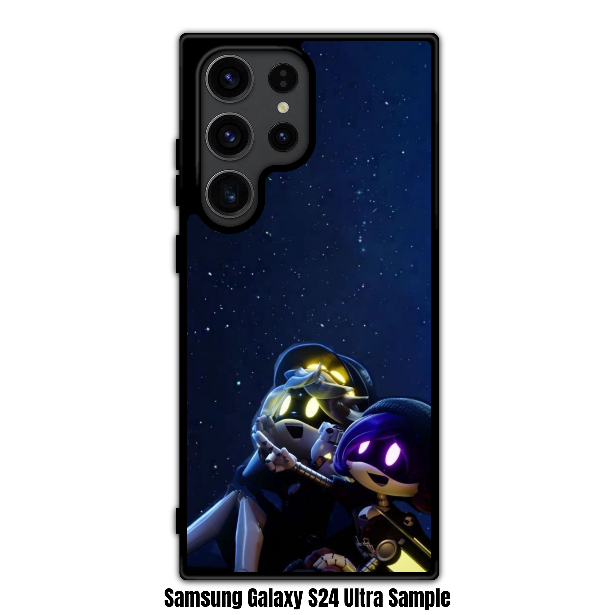 Murder Drones Phone Case For iPhone Samsung Galaxy Pixel - N And Uzi Stargazing Under A Night Sky Poster