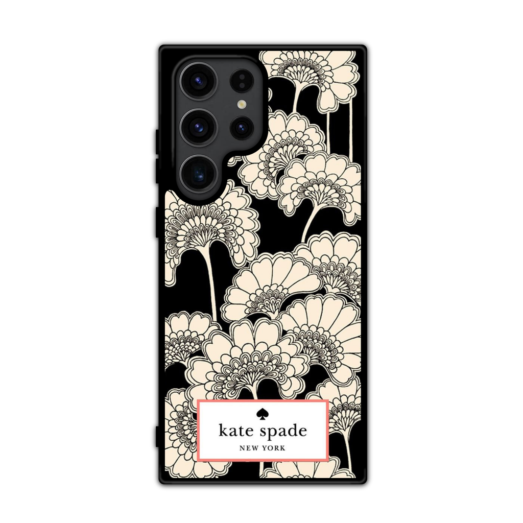Kate Spade Phone Case For iPhone Samsung Galaxy Pixel - Kate Spade Daisy Fans Pattern