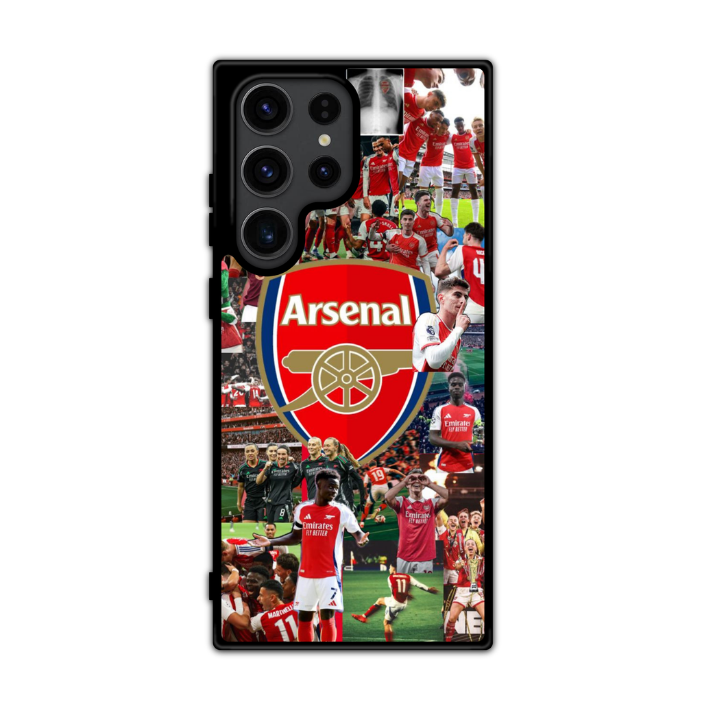Arsenal FC Phone Case For iPhone Samsung Galaxy Pixel - Arsenal FC Ultimate Collage Poster