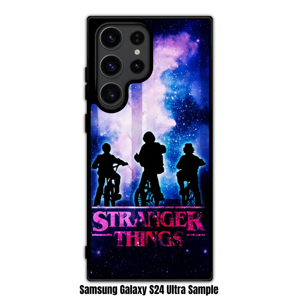 Stranger Things Phone Case For iPhone Samsung Galaxy Pixel - Stranger Things Galaxy Silhouette Art