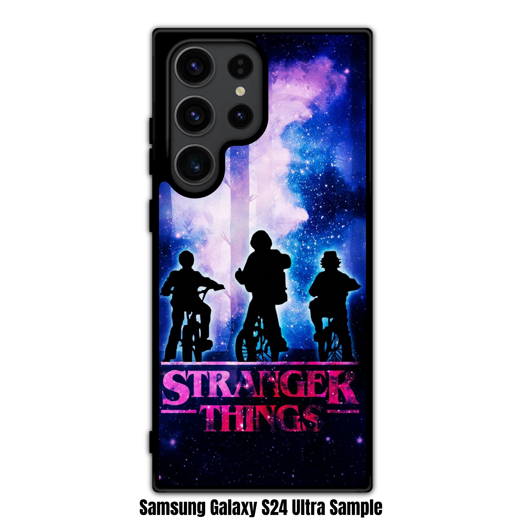 Stranger Things Phone Case For iPhone Samsung Galaxy Pixel - Stranger Things Galaxy Silhouette Art