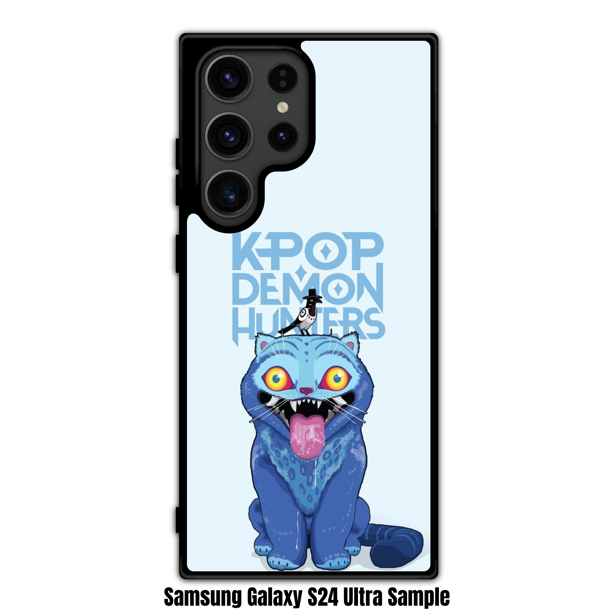 KPop Demon Hunters Derpy Phone Case For iPhone Samsung Galaxy Pixel -  Derpy And Sussie Wordmark On Light Blue Background