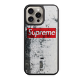 Supreme Phone Case For iPhone Samsung Galaxy Pixel - Supreme Logo On Distressed Wall Art