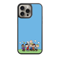 Peanuts Snoopy Phone Case For iPhone Samsung Galaxy Pixel - Peanuts Snoopy And Friends Blue Sky Poster