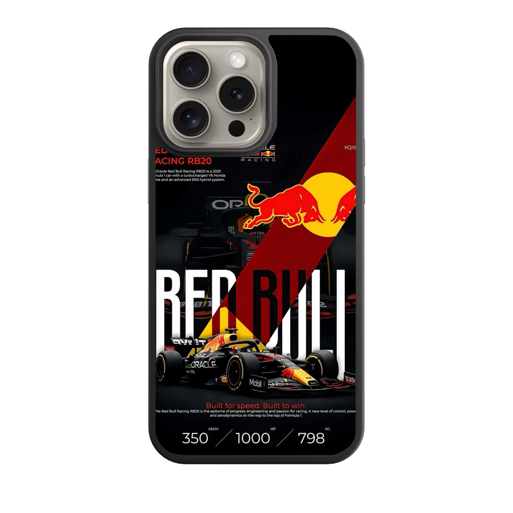 F1 Formula 1 Red Bull Racing Phone Case For iPhone Samsung Galaxy Pixel - Red Bull Racing RB20 Built For Speed Built To Win Poster