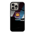 West Ham United FC Phone Case For iPhone Samsung Galaxy Pixel - West Ham United FC Crest On Stadium Background