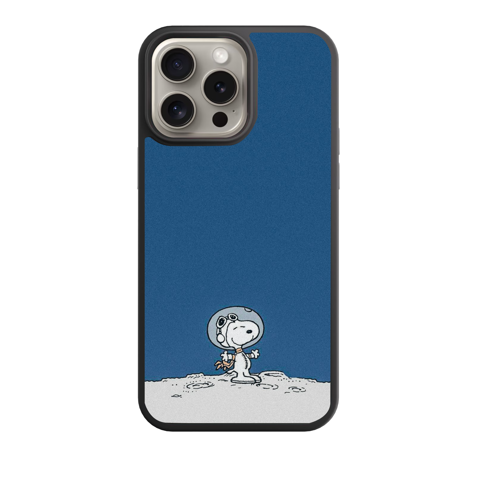 Peanuts Snoopy Phone Case For iPhone Samsung Galaxy Pixel - Peanuts Snoopy World Famous Astronaut Poster