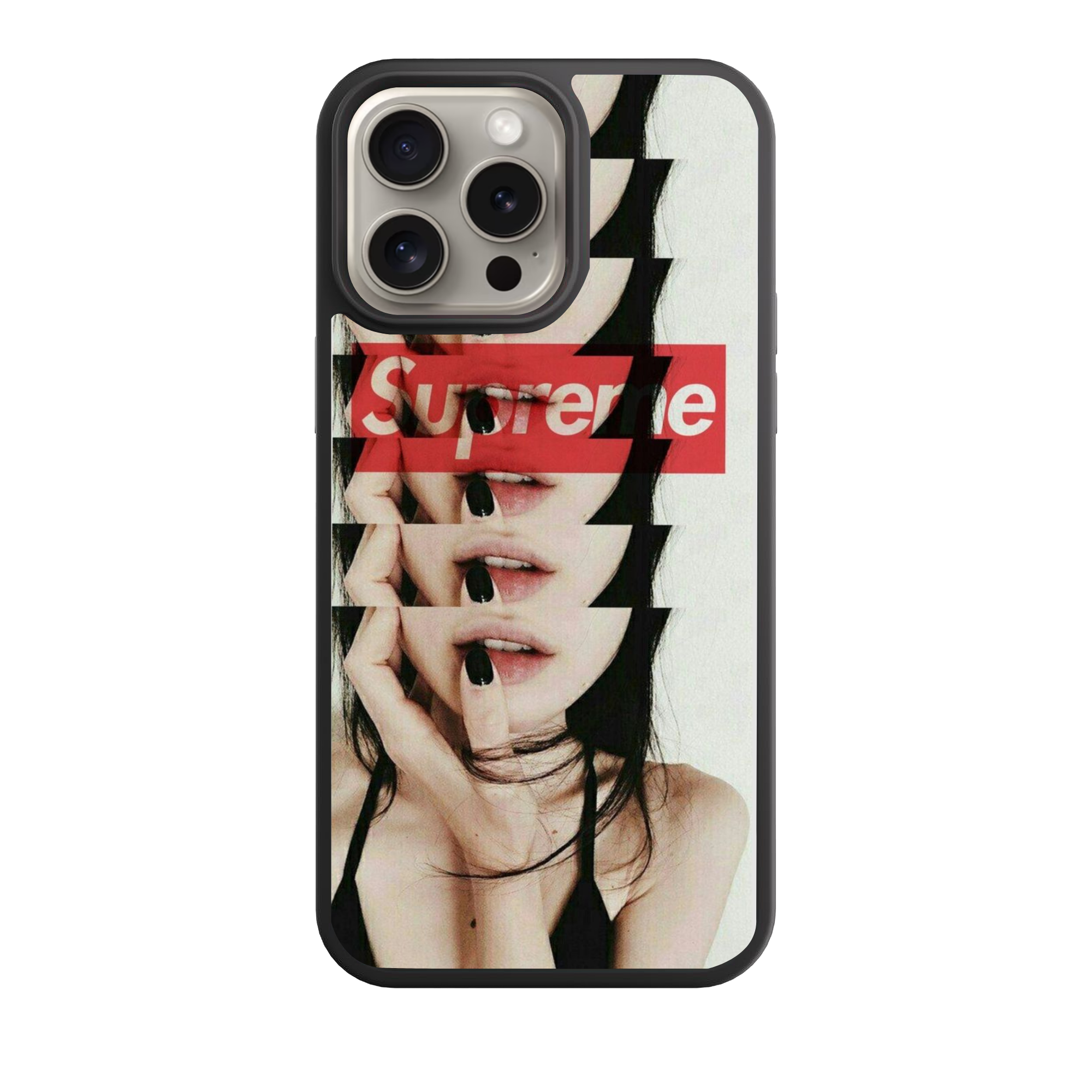 Supreme Phone Case For iPhone Samsung Galaxy Pixel - Supreme Glitch Girl Poster