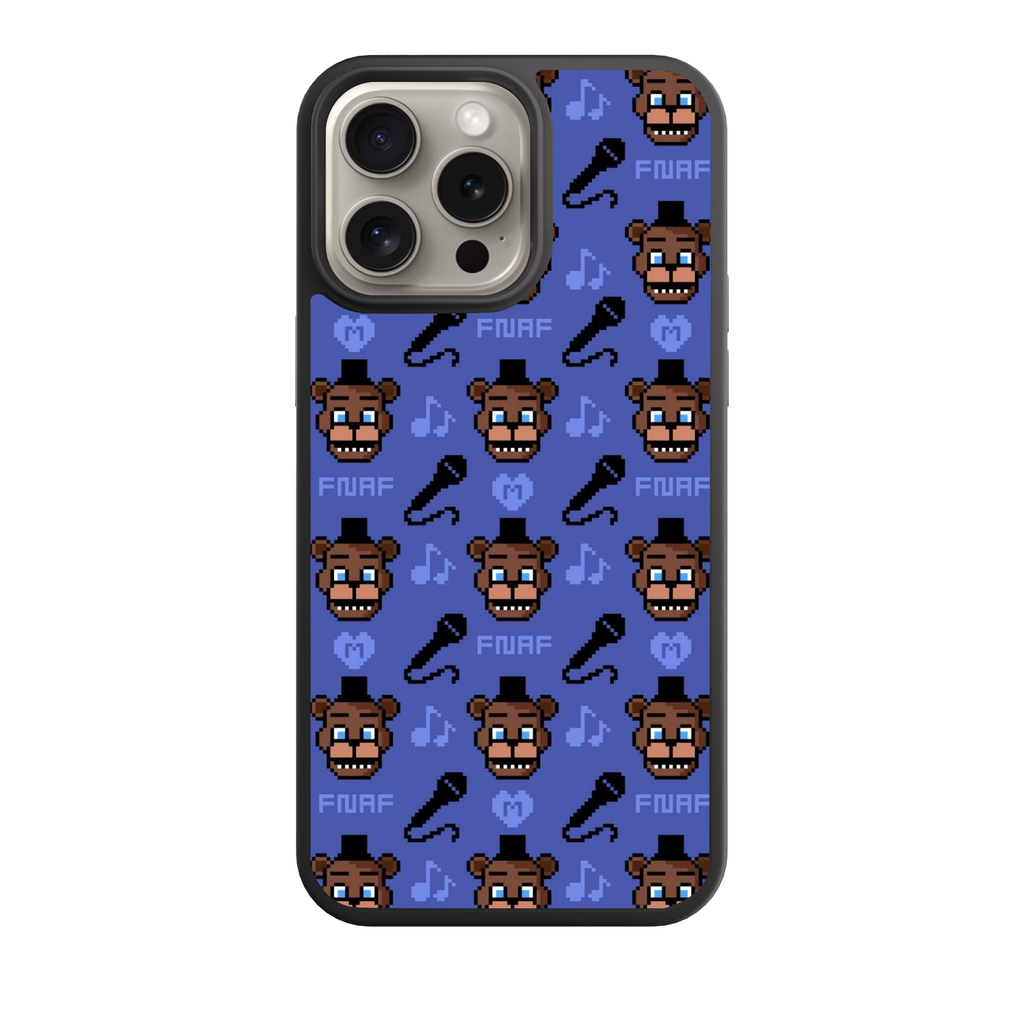 Five Nights At Freddys Freddy Phone Case For iPhone Samsung Galaxy Pixel - Freddy Pixel Art Poster