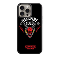 Stranger Things Phone Case For iPhone Samsung Galaxy Pixel - Stranger Things Hellfire Club Logo On Black Background