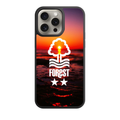 Nottingham Forest FC Phone Case For iPhone Samsung Galaxy Pixel - Nottingham Forest White Two Star Logo Sunset Art