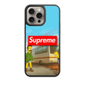 Supreme Bart Simpson Phone Case For iPhone Samsung Galaxy Pixel - Supreme Simpsons Breaking Bad Crossover Walter Flanders And Jesse Simpson Poster