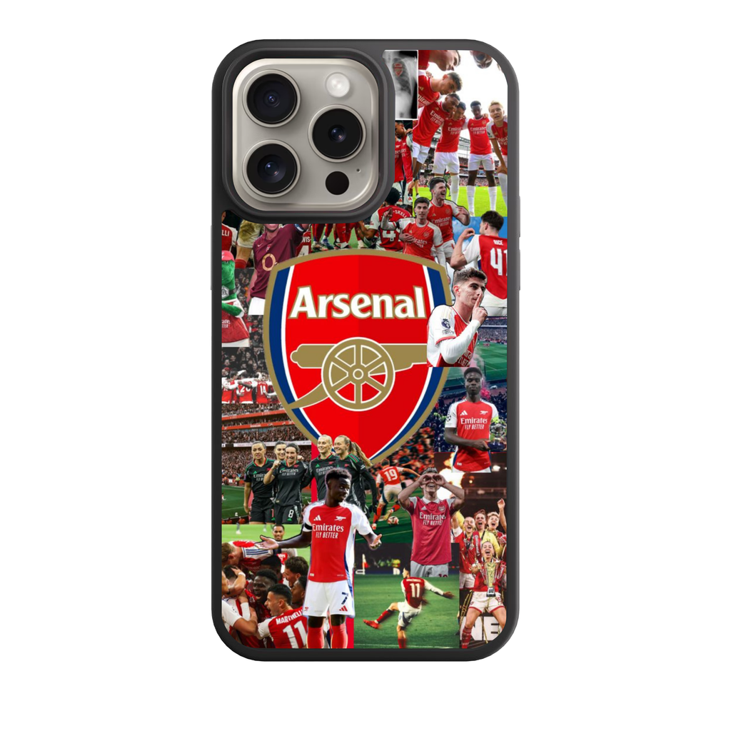 Arsenal FC Phone Case For iPhone Samsung Galaxy Pixel - Arsenal FC Ultimate Collage Poster