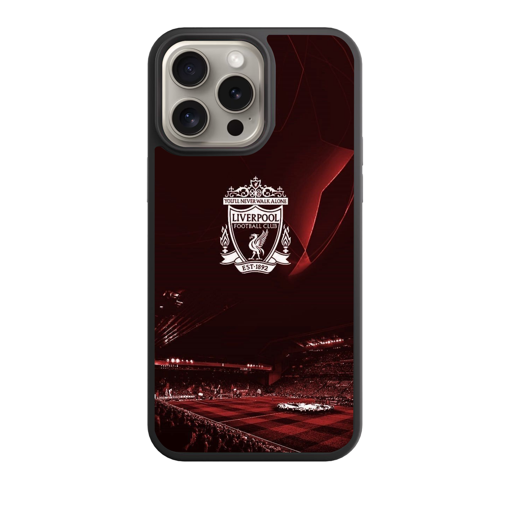 Liverpool FC Phone Case For iPhone Samsung Galaxy Pixel - Liverpool FC Champions League Anfield Night Poster