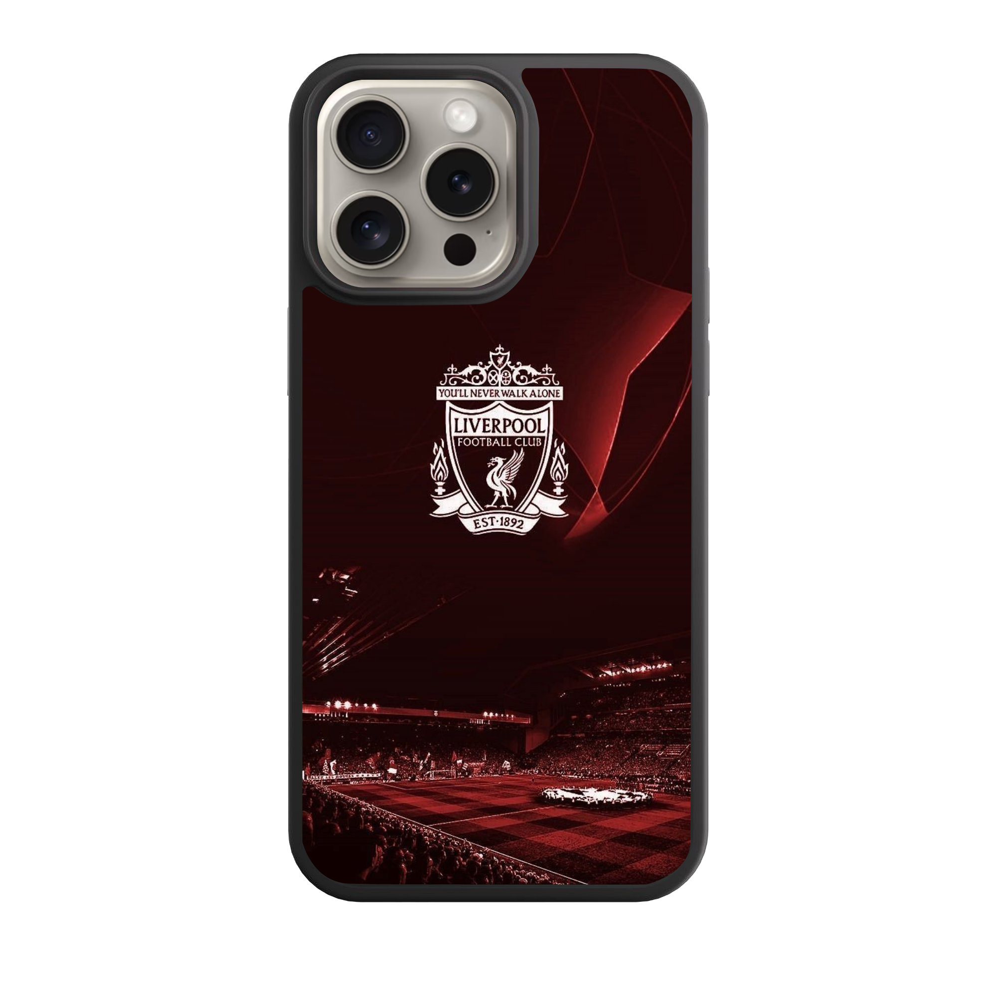 Liverpool FC Phone Case For iPhone Samsung Galaxy Pixel - Liverpool FC Champions League Anfield Night Poster