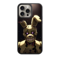 Five Nights At Freddys Bonnie Phone Case For iPhone Samsung Galaxy Pixel - Bonnie Creepy Smile On Black Background Poster