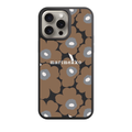 Marimekko Phone Case For iPhone Samsung Galaxy Pixel - Marimekko Unikko Brown Black And Grey Pattern