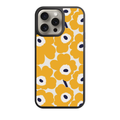 Marimekko Phone Case For iPhone Samsung Galaxy Pixel - Marimekko Unikko White And Yellow Pattern