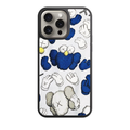 Kaws Sesame Street Phone Case For iPhone Samsung Galaxy Pixel - Kaws Sesame Street Cookie Monster BFF Seeing Watching Poster