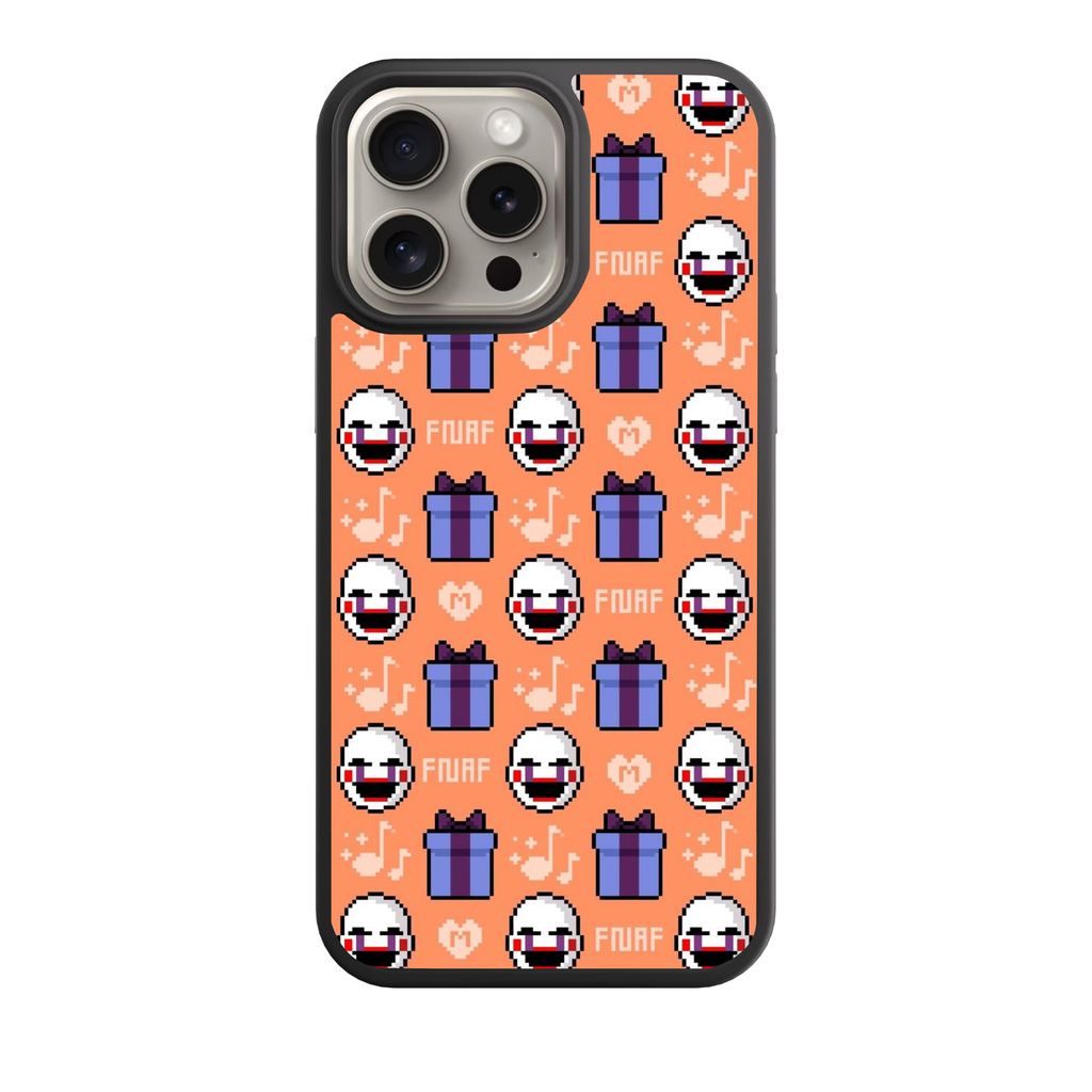 Five Nights At Freddys Marionette Phone Case For iPhone Samsung Galaxy Pixel - Marionette Pixel Art Poster