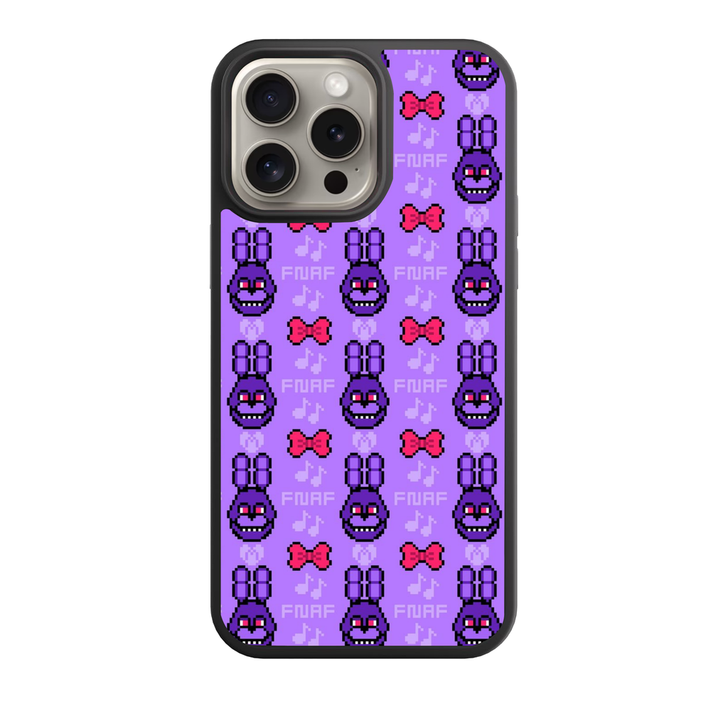 Five Nights At Freddys Bonnie Phone Case For iPhone Samsung Galaxy Pixel - Bonnie Pixel Art Poster