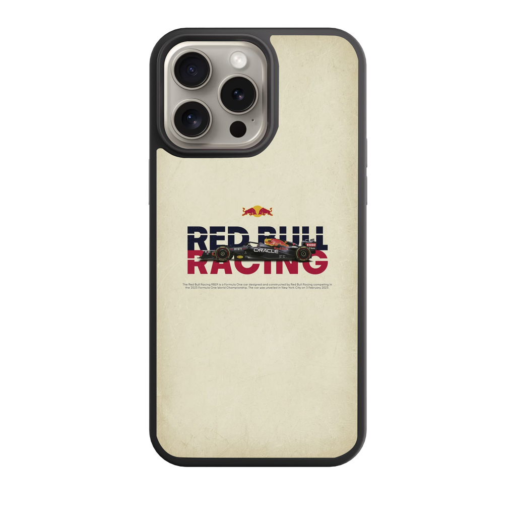 F1 Formula 1 Red Bull Racing Phone Case For iPhone Samsung Galaxy Pixel - Red Bull Racing RB19 Vintage Profile Poster