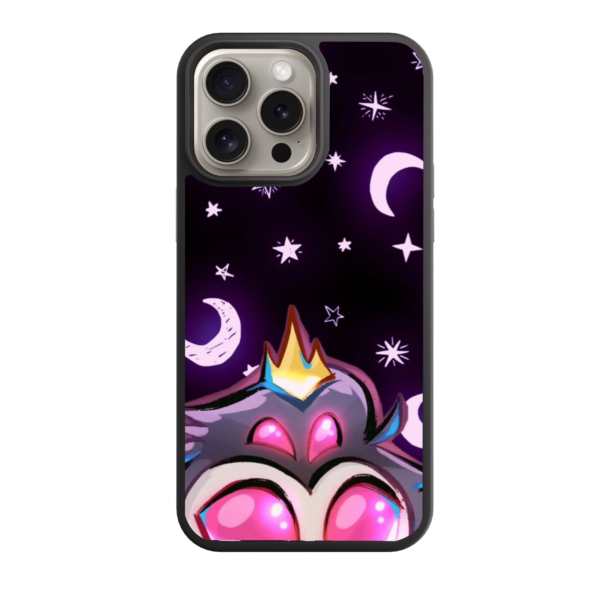 Helluva Boss Stolas Phone Case For iPhone Samsung Galaxy Pixel - Baby Stolas And Night Sky Sketch Art Poster