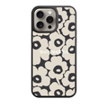Marimekko Phone Case For iPhone Samsung Galaxy Pixel - Marimekko Unikko Black And Sand Pattern