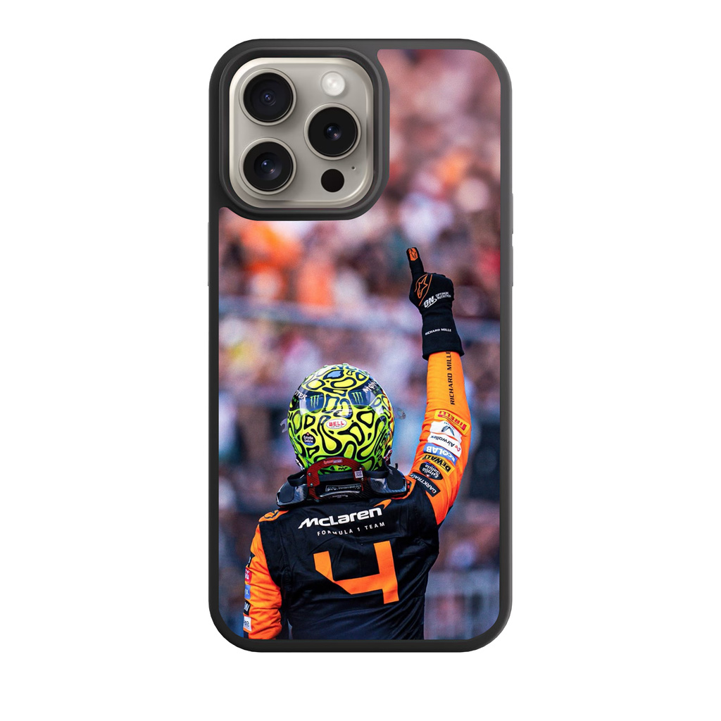 F1 Formula 1 Lando Norris Phone Case For iPhone Samsung Galaxy Pixel - Lando Norris The First Win Poster