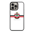 Southampton FC Phone Case For iPhone Samsung Galaxy Pixel - Southampton FC Crest On White Background With Red And Black Horizontal Stripes