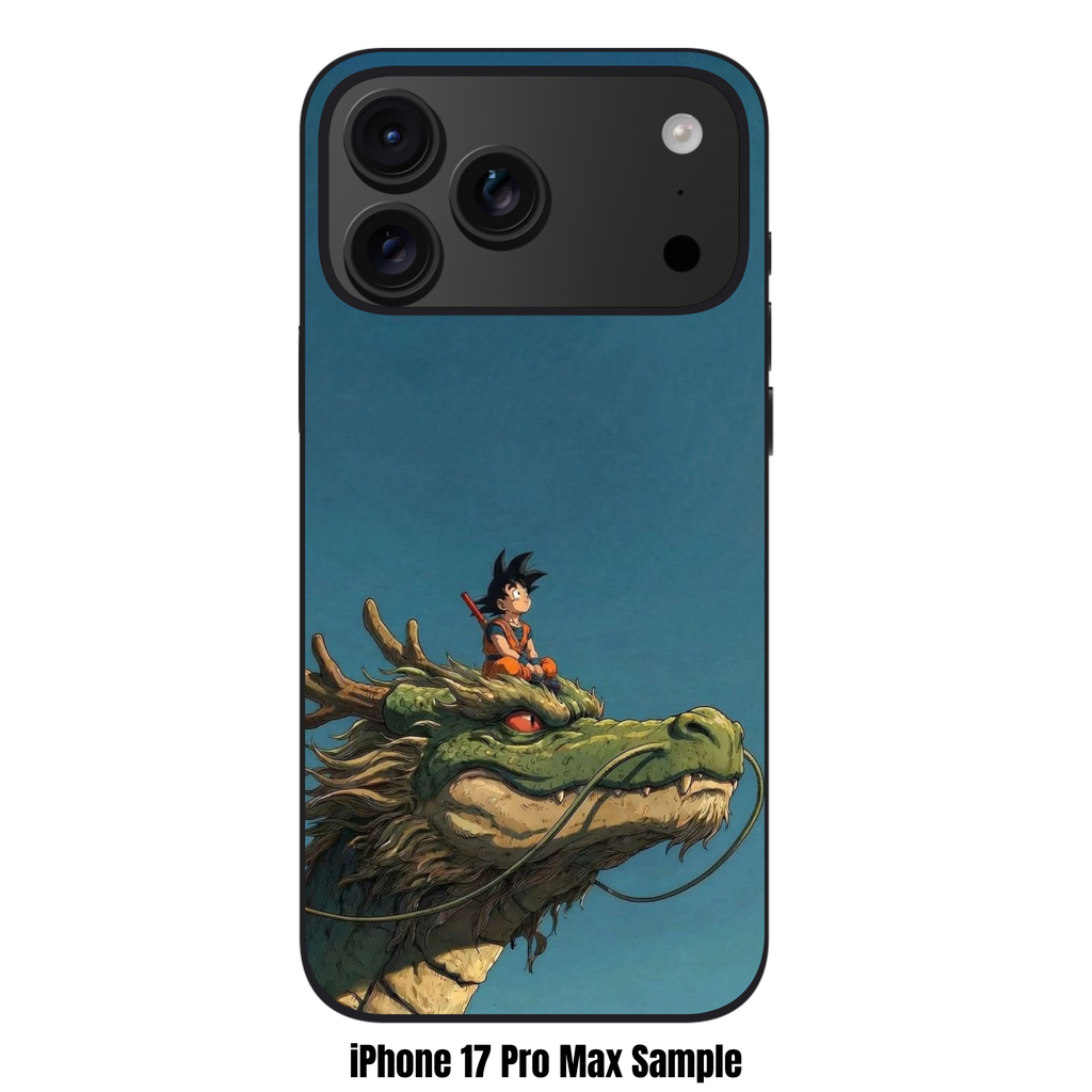 Dragon Ball Goku Phone Case For iPhone Samsung Galaxy Pixel - Goku Riding On Shenron