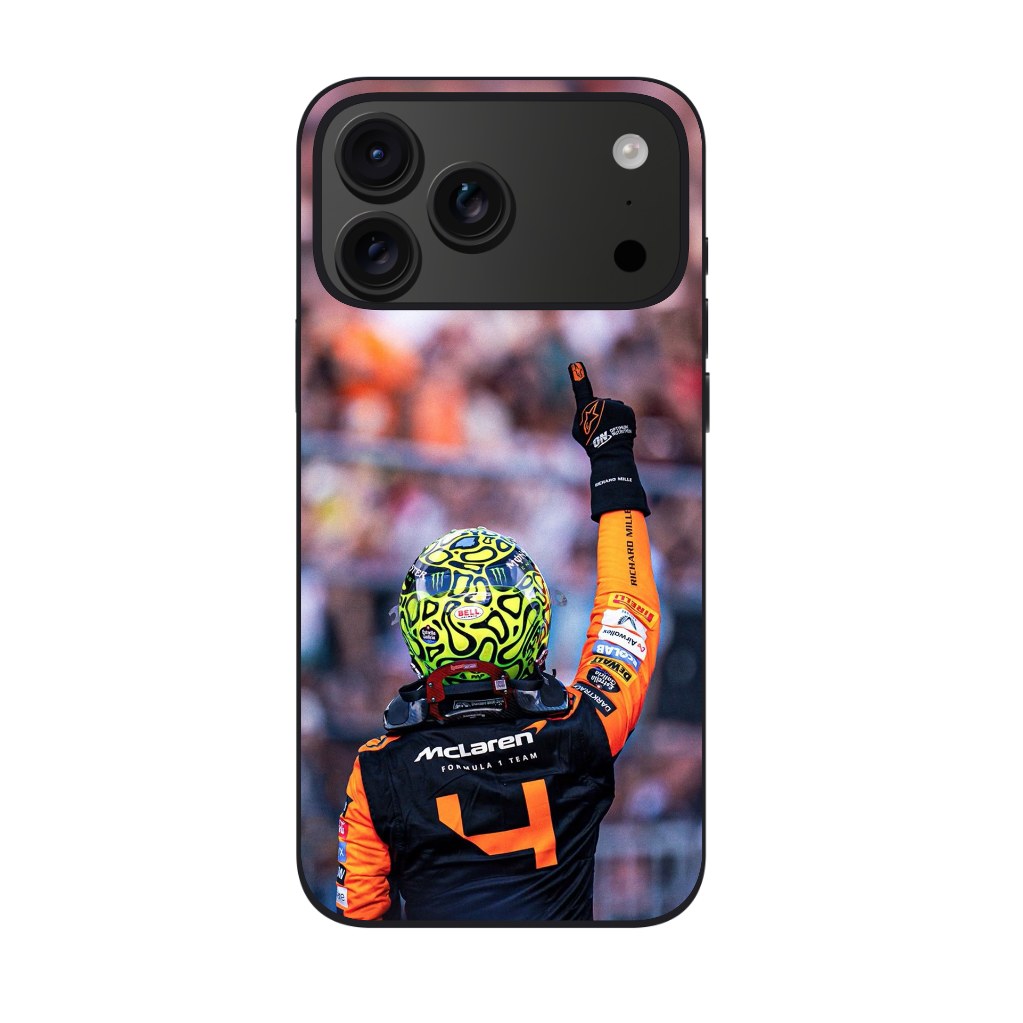 F1 Formula 1 Lando Norris Phone Case For iPhone Samsung Galaxy Pixel - Lando Norris The First Win Poster