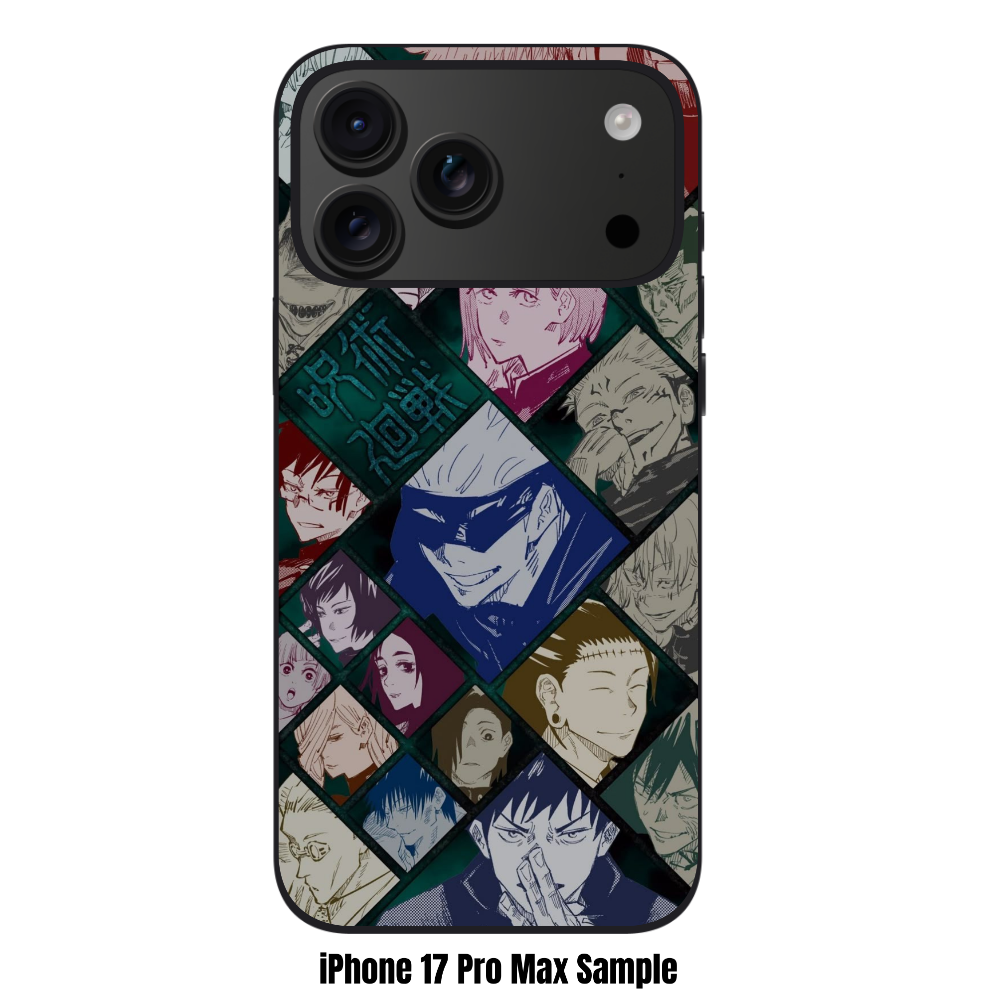 Jujutsu Kaisen Phone Case For iPhone Samsung Galaxy Pixel - Jujutsu Kaisen Sorcerer And Curse Collage Art Poster