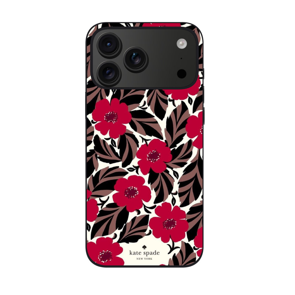 Kate Spade Phone Case For iPhone Samsung Galaxy Pixel - Kate Spade Poppy Floral Pattern